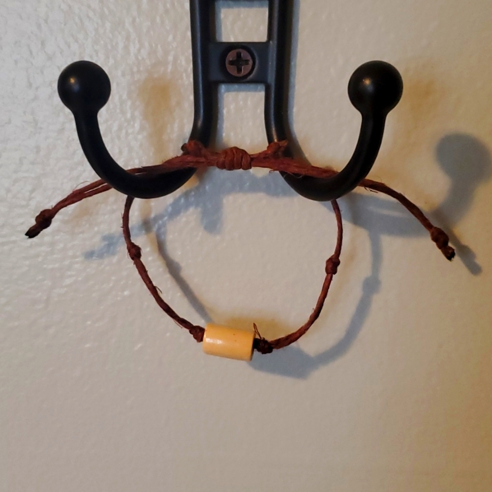 Hemp adjustable bracelet